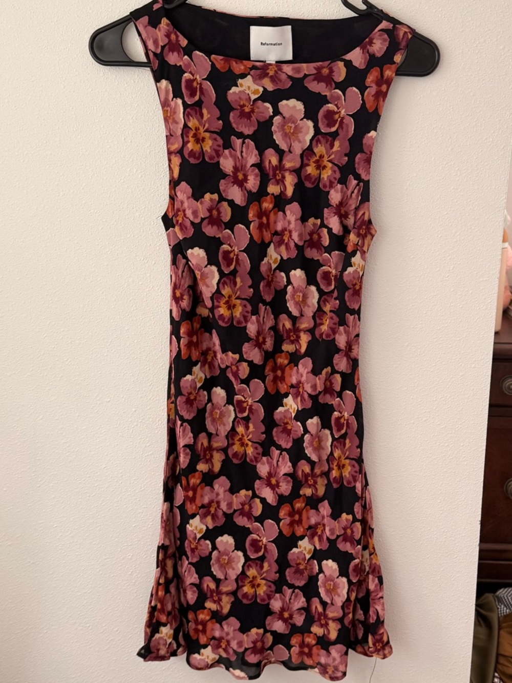 NWT Reformation Dale Mini Dress - Pansy - Picture 2 of 7